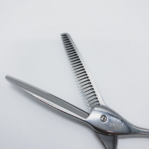 【ヒカリシザーズHIKARI光シザーHIKARI SCISSORS】c-evo 761 メガネ シザー セニング 美容ハサミ すきばさみ 美容師 理容師 約20~30% 右利き 6インチ 中古 sc1222