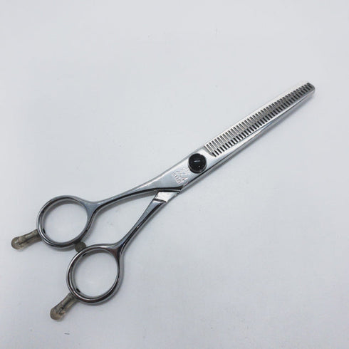【ヒカリシザーズHIKARI光シザーHIKARI SCISSORS】LT-37 メガネ シザー セニング 美容ハサミ すきばさみ 美容師 理容師 約25% 左利き 5.75インチ 中古 sc1223