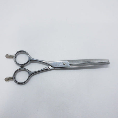 【ヒカリシザーズHIKARI光シザーHIKARI SCISSORS】LT-37 メガネ シザー セニング 美容ハサミ すきばさみ 美容師 理容師 約25% 左利き 5.75インチ 中古 sc1223