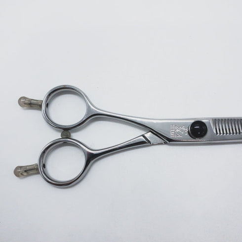 【ヒカリシザーズHIKARI光シザーHIKARI SCISSORS】LT-37 メガネ シザー セニング 美容ハサミ すきばさみ 美容師 理容師 約25% 左利き 5.75インチ 中古 sc1223