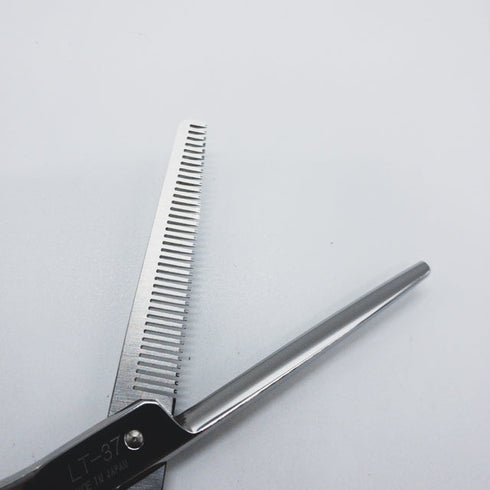 【ヒカリシザーズHIKARI光シザーHIKARI SCISSORS】LT-37 メガネ シザー セニング 美容ハサミ すきばさみ 美容師 理容師 約25% 左利き 5.75インチ 中古 sc1223