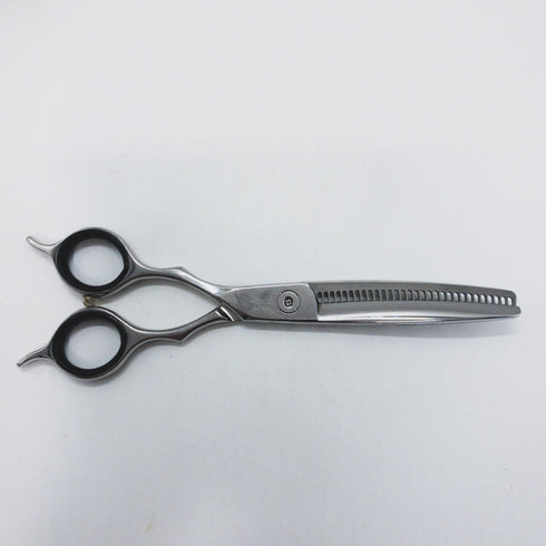 【オオカワプロシザーズ オオカワプロシザーOKAWA PRO SCISSORS】HC302 メガネ シザー セニング 美容ハサミ すきばさみ 美容師 理容師 約25~30% 左利き 5.8インチ 中古 sc1226