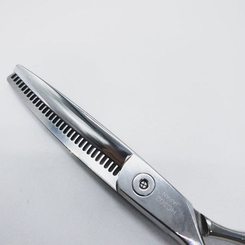 【オオカワプロシザーズ オオカワプロシザーOKAWA PRO SCISSORS】HC302 メガネ シザー セニング 美容ハサミ すきばさみ 美容師 理容師 約25~30% 左利き 5.8インチ 中古 sc1226