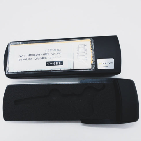 美品【マック シザーBMAC】FT-6017B/B オフセット シザー セニング 美容ハサミ すきばさみ 美容師 理容師 約55~65% 右利き 6インチ 中古 sc1238