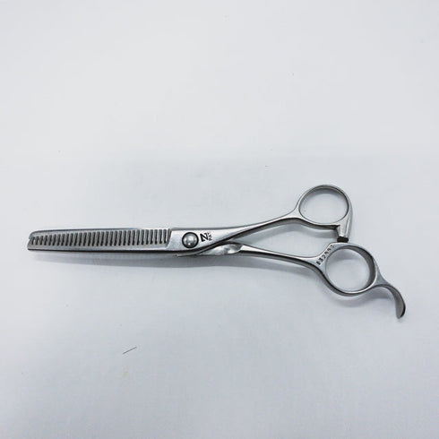【ナルトシザーズ ナルトシザーNARUTO SCISSORS】 オフセット シザー セニング 美容ハサミ すきばさみ 美容師 理容師 約20~30% 右利き 6インチ 中古 sc1243