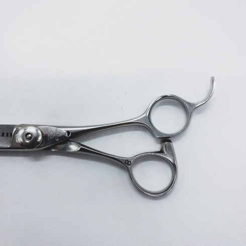 【ナルトシザーズ ナルトシザーNARUTO SCISSORS】 オフセット シザー セニング 美容ハサミ すきばさみ 美容師 理容師 約20~30% 右利き 6インチ 中古 sc1243