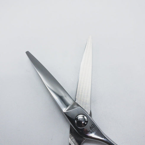 美品【サクシードSUCCEED】GLORIAグロリアGL60 シザー オフセット 理容 美容ハサミ 美容師 理容師 右利き 6インチ 中古 sc1247