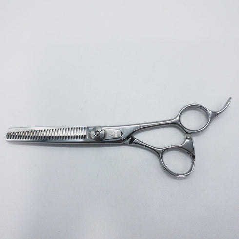【YAGYU柳生】REOX S30A オフセット シザー セニング 美容ハサミ すきばさみ 美容師 理容師 約20~30% 右利き 6インチ 中古 sc1248