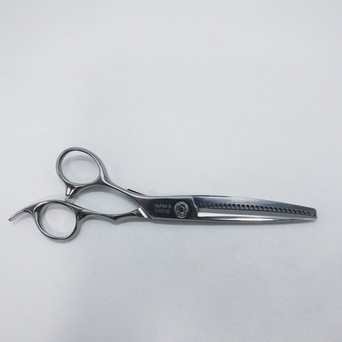 【ルミエールLUMIERE】HyPERⅡ HyPER2 L5XC25 オフセット シザー セニング 美容ハサミ すきばさみ 美容師 理容師 約30% 左利き 6インチ 中古 sc1250