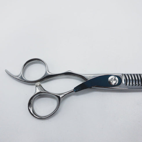 【ルミエールLUMIERE】HyPERⅡ HyPER2 L5XC25 オフセット シザー セニング 美容ハサミ すきばさみ 美容師 理容師 約30% 左利き 6インチ 中古 sc1250