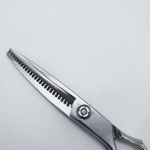 【ルミエールLUMIERE】HyPERⅡ HyPER2 L5XC25 オフセット シザー セニング 美容ハサミ すきばさみ 美容師 理容師 約30% 左利き 6インチ 中古 sc1250