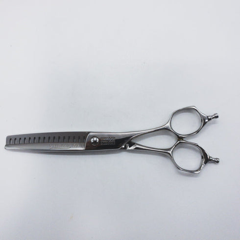 【ミズタニシザーズ ミズタニシザーMIZUTANI SCISSORS】ACRO YURAGI10ユラギ メガネ シザー セニング 美容ハサミ すきばさみ 美容師 理容師 約35~40% 右利き 6インチ 中古 sc1251