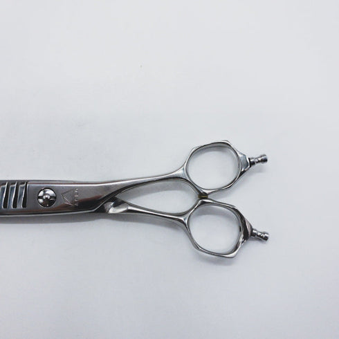 【ミズタニシザーズ ミズタニシザーMIZUTANI SCISSORS】ACRO YURAGI10ユラギ メガネ シザー セニング 美容ハサミ すきばさみ 美容師 理容師 約35~40% 右利き 6インチ 中古 sc1251