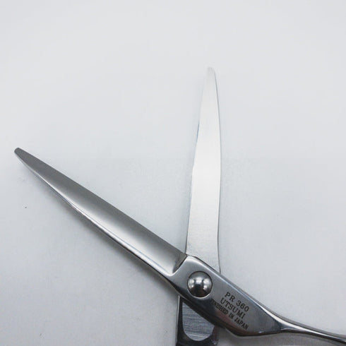 美品【内海ウツミUTSUMI】eco PR360 シザー オフセット 理容 美容ハサミ 美容師 理容師 右利き 6.2インチ 中古 sc1255
