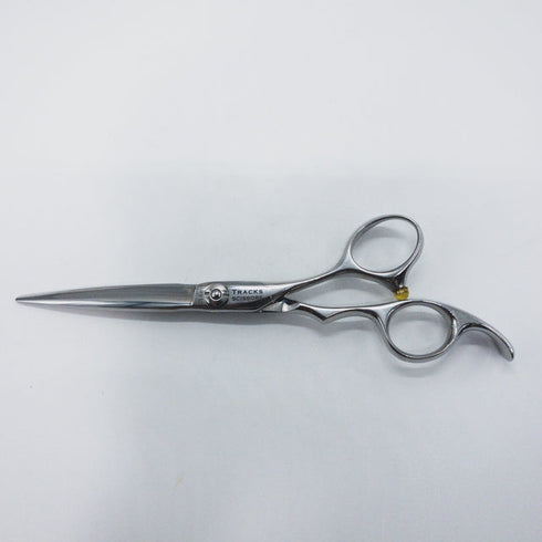 【トラックスシザーズ トラックスシザーTRACKS SCISSORS】DIA60 シザー オフセット 理容 美容ハサミ 美容師 理容師 右利き 6インチ 中古 sc1257