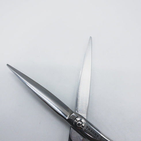 【トラックスシザーズ トラックスシザーTRACKS SCISSORS】DIA60 シザー オフセット 理容 美容ハサミ 美容師 理容師 右利き 6インチ 中古 sc1257
