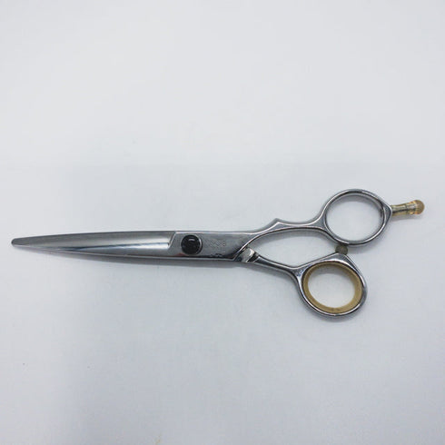 【ヒカリシザーズHIKARI光シザーHIKARI SCISSORS】E-6 シザー オフセット 理容 美容ハサミ 美容師 理容師 右利き 6.2インチ 中古 sc1258