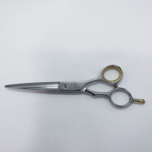 【ヒカリシザーズHIKARI光シザーHIKARI SCISSORS】E-6 シザー オフセット 理容 美容ハサミ 美容師 理容師 右利き 6.2インチ 中古 sc1258