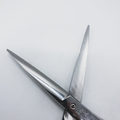 【ヒカリシザーズHIKARI光シザーHIKARI SCISSORS】E-6 シザー オフセット 理容 美容ハサミ 美容師 理容師 右利き 6.2インチ 中古 sc1258
