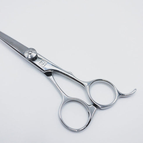 美品【サクシードSUCCEED】CAMELキャメル5.5シザー オフセット理容 美容ハサミ 右利き 5.5インチ 中古 sc126