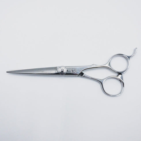 美品【サクシードSUCCEED】CAMELキャメル5.5シザー オフセット理容 美容ハサミ 右利き 5.5インチ 中古 sc126