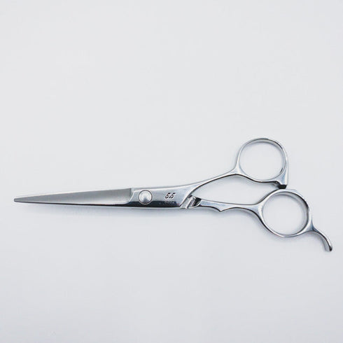 美品【サクシードSUCCEED】CAMELキャメル5.5シザー オフセット理容 美容ハサミ 右利き 5.5インチ 中古 sc126