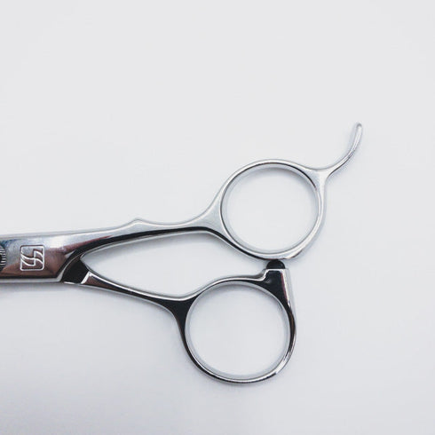 美品【サクシードSUCCEED】CAMELキャメル5.5シザー オフセット理容 美容ハサミ 右利き 5.5インチ 中古 sc126