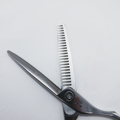 【オオカワプロシザーズ オオカワプロシザーOKAWA PRO SCISSORS】233 メガネ シザー セニング 美容ハサミ すきばさみ 美容師 理容師 約20~25% 右利き 6インチ 中古 sc1267