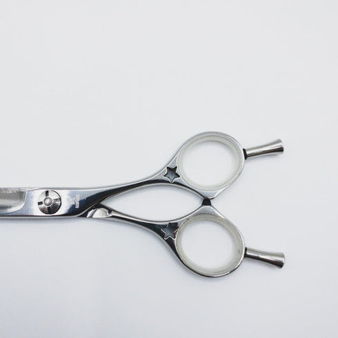 【シザーズジャパンSCISSORS JAPAN】RISEライズ アール カーブシザー メガネ理容 美容ハサミ 美容師 理容師 右利き 5.5インチ 中古 sc127