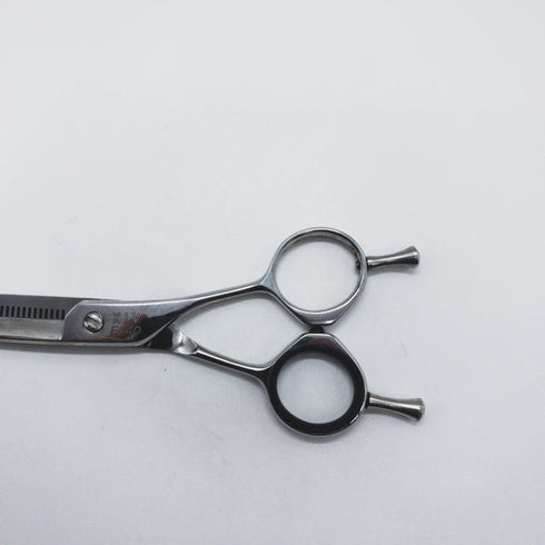 【XIVエクシブ】E-40 メガネ シザー セニング 美容ハサミ すきばさみ 美容師 理容師 約30~35% 右利き 5.5インチ 中古 sc1270