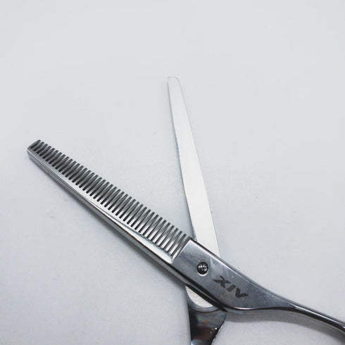 【XIVエクシブ】E-40 メガネ シザー セニング 美容ハサミ すきばさみ 美容師 理容師 約30~35% 右利き 5.5インチ 中古 sc1270