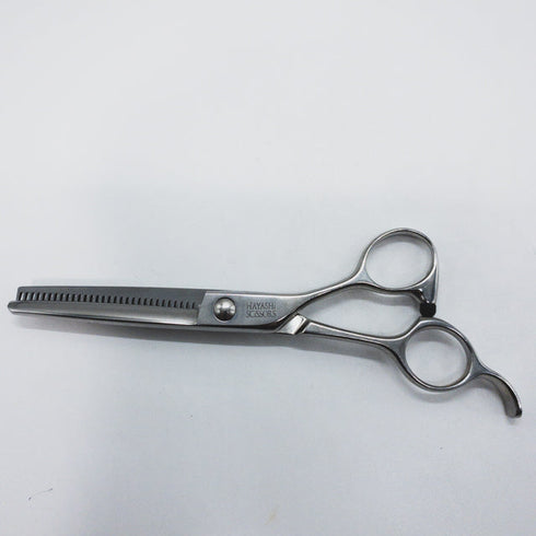 【ハヤシシザーズ ハヤシシザーHAYASHI SCISSORS】 オフセット シザー セニング 美容ハサミ すきばさみ 美容師 理容師 約30~35% 右利き 6インチ 中古 sc1275