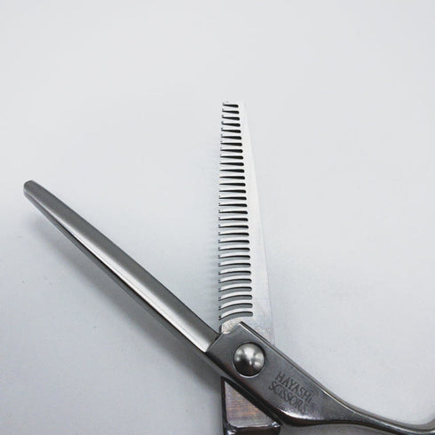【ハヤシシザーズ ハヤシシザーHAYASHI SCISSORS】 オフセット シザー セニング 美容ハサミ すきばさみ 美容師 理容師 約30~35% 右利き 6インチ 中古 sc1275