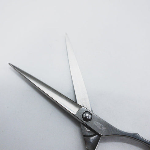 【ハヤシシザーズ ハヤシシザーHAYASHI SCISSORS】 シザー メガネ 理容 美容ハサミ 美容師 理容師 右利き 5.5インチ 中古 sc1277