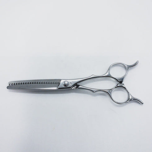 【ナルトシザーズ ナルトシザーNARUTO SCISSORS】四梳きシェアライン メガネ シザー セニング 美容ハサミ すきばさみ 美容師 理容師 約45% 右利き 6インチ 中古 sc1280