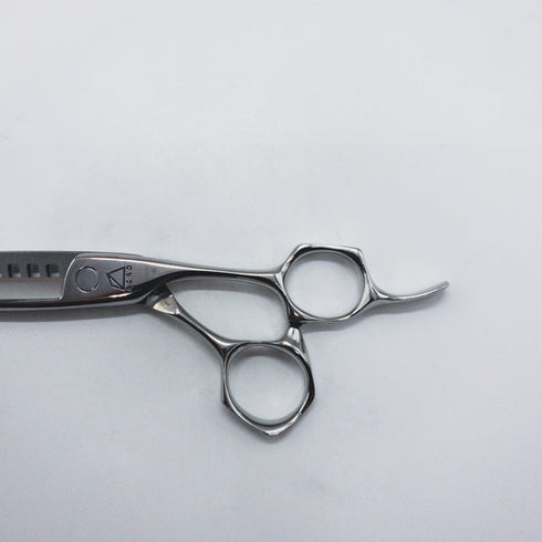 【ミズタニシザーズ ミズタニシザーMIZUTANI SCISSORS】Acroleaf WIDE K-50逆刃 オフセット シザー セニング 美容ハサミ すきばさみ 美容師 理容師 約40~50% 右利き 5.8インチ 中古 sc1287