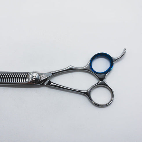 【ナルトシザーズ ナルトシザーNARUTO SCISSORS】二梳きDBクォーターセニングS31 メガネ シザー セニング 美容ハサミ すきばさみ 美容師 理容師 約20~25% 右利き 5.8インチ 中古 sc1290