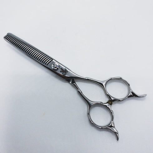 【トラックスシザーズ トラックスシザーTRACKS SCISSORS】SS25 メガネ シザー セニング 美容ハサミ すきばさみ 美容師 理容師 約20~25% 右利き 5.8インチ 中古 sc1292