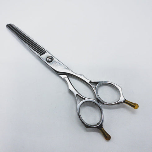 【ヒカリシザーズHIKARI光シザーHIKARI SCISSORS】WINDS 751 メガネ シザー セニング 美容ハサミ すきばさみ 美容師 理容師 約20% 右利き 6インチ 中古 sc1295