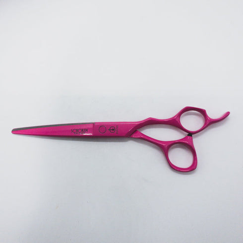 【ミズタニシザーズ ミズタニシザーMIZUTANI SCISSORS】SCHOREM MASTER PINK FLAMINGO6.5 ピンクフラミンゴ シザー オフセット 理容 美容ハサミ 美容師 理容師 右利き 6.5インチ 中古 sc1297