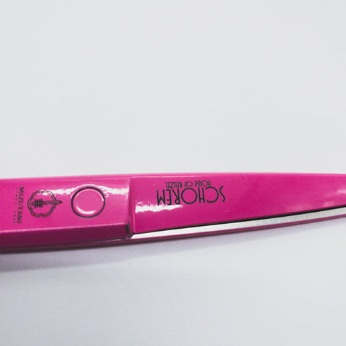【ミズタニシザーズ ミズタニシザーMIZUTANI SCISSORS】SCHOREM MASTER PINK FLAMINGO6.5 ピンクフラミンゴ シザー オフセット 理容 美容ハサミ 美容師 理容師 右利き 6.5インチ 中古 sc1297
