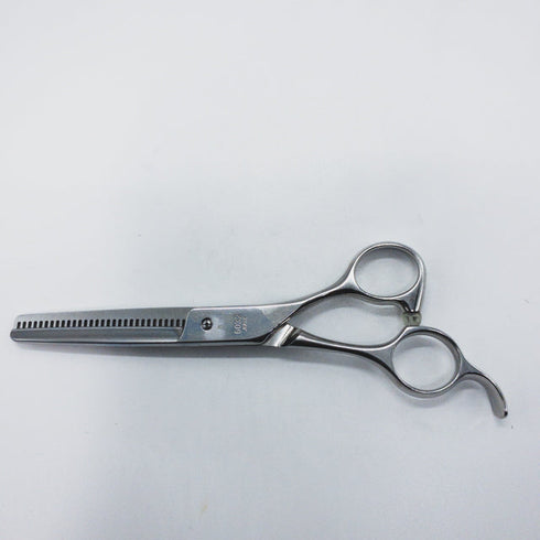 【ヒカリシザーズHIKARI光シザーHIKARI SCISSORS】6032 オフセット シザー セニング 美容ハサミ すきばさみ 美容師 理容師 約40% 右利き 6インチ 中古 sc1304