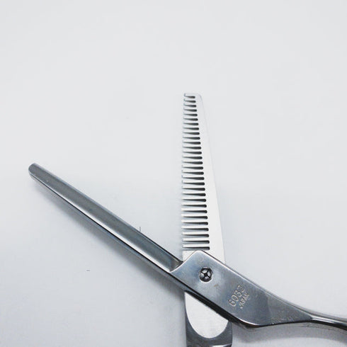 【ヒカリシザーズHIKARI光シザーHIKARI SCISSORS】6032 オフセット シザー セニング 美容ハサミ すきばさみ 美容師 理容師 約40% 右利き 6インチ 中古 sc1304