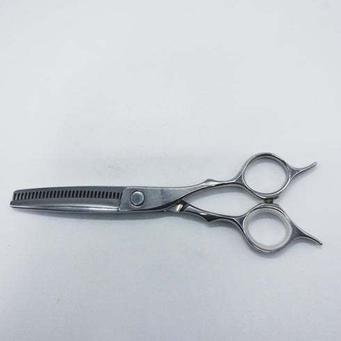 【ハヤシシザーズ ハヤシシザーHAYASHI SCISSORS】V-30RW-WH-6 メガネ シザー セニング 美容ハサミ すきばさみ 美容師 理容師 約25~30% 右利き 6インチ 中古 sc1307