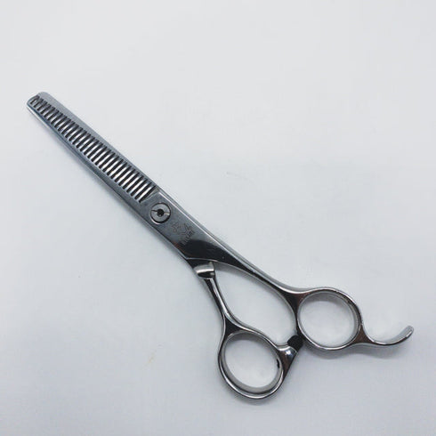 【ヒカリシザーズHIKARI光シザーHIKARI SCISSORS】6032 オフセット シザー セニング 美容ハサミ すきばさみ 美容師 理容師 約40% 右利き 6インチ 中古 sc1308