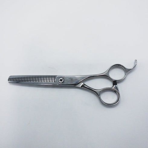 【ヒカリシザーズHIKARI光シザーHIKARI SCISSORS】6032 オフセット シザー セニング 美容ハサミ すきばさみ 美容師 理容師 約40% 右利き 6インチ 中古 sc1308