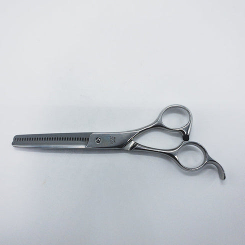 【ヒカリシザーズHIKARI光シザーHIKARI SCISSORS】6032 オフセット シザー セニング 美容ハサミ すきばさみ 美容師 理容師 約40% 右利き 6インチ 中古 sc1308