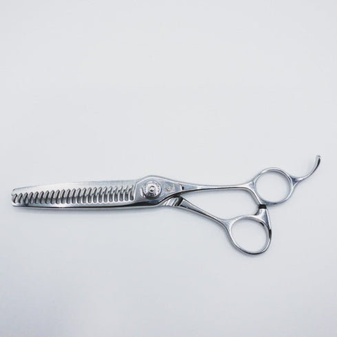 【ナルトシザーズ ナルトシザーNARUTO SCISSORS】四梳きヘネシーローリングS23 オフセット シザー セニング 美容ハサミ すきばさみ 美容師 理容師 約35% 右利き 6インチ 中古 sc131