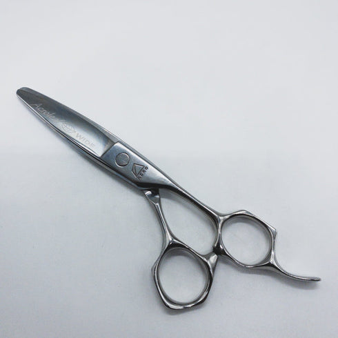 【ミズタニシザーズ ミズタニシザーMIZUTANI SCISSORS】Acroleaf WIDE K-Medium スライド シザー オフセット 理容 美容ハサミ 美容師 理容師 右利き 5.5インチ 中古 sc1322