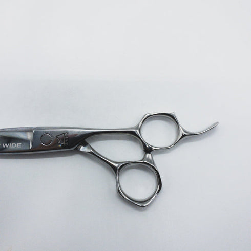 【ミズタニシザーズ ミズタニシザーMIZUTANI SCISSORS】Acroleaf WIDE K-Medium スライド シザー オフセット 理容 美容ハサミ 美容師 理容師 右利き 5.5インチ 中古 sc1322